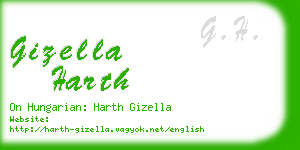 gizella harth business card